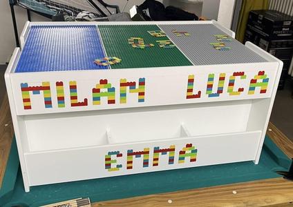 Colorful Letters and Numbery in LEGO Design with MMU