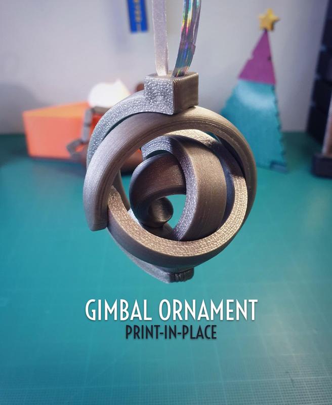 Gimbal Ornament || Christmas