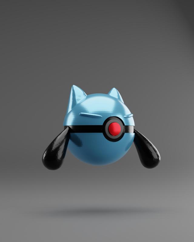 RioluBall Riolu Themed Pokeball - Fan Art