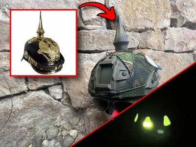 Tactical Helmet Spike with secret compartment