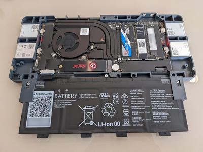 Framework Mainboard Case with Battery