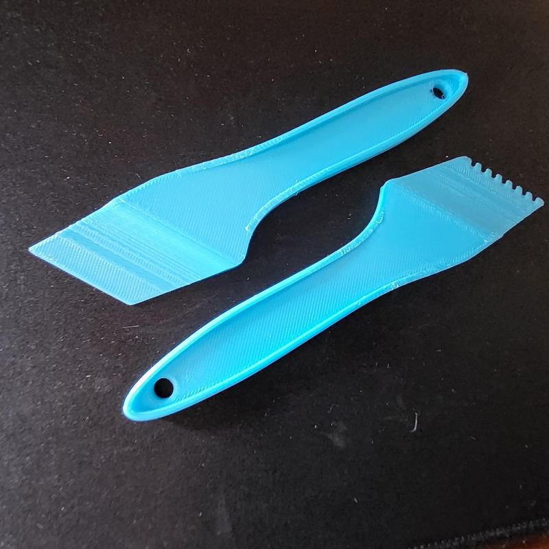 Small spatula (Notched & Straight)