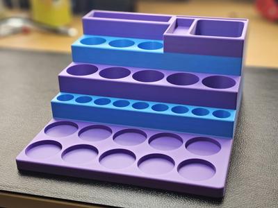 Nail Tech Desk Organizer for Nail & Makeup Product