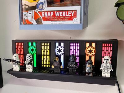 Star Wars Brick Minifig LED Wall Mount/Display