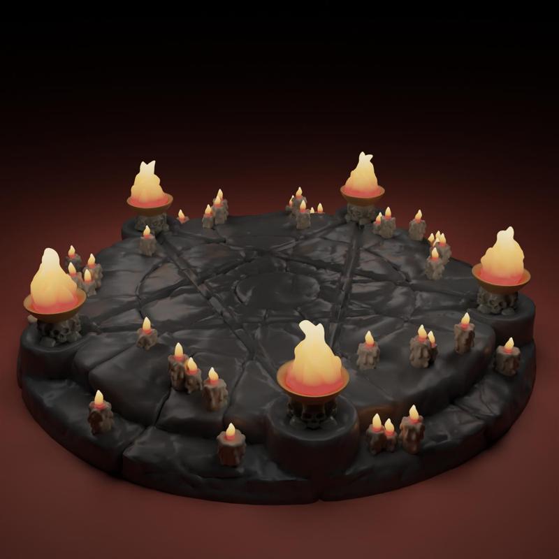 Pentagon Demon Vampire Base (60mm Dia)