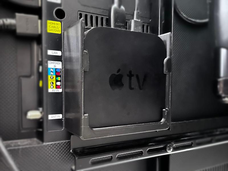 Apple TV 4K Wall/Behind TV Mount