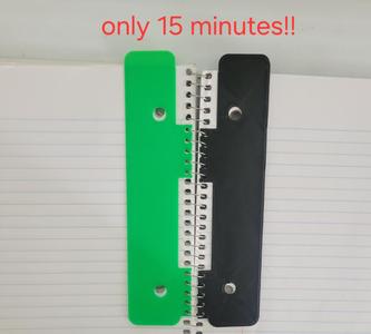Snap-On Notebook Bookmark v2 (Binder Compatible)