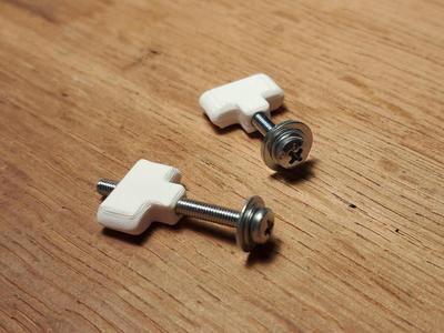 Lock Nut for hanging on IKEA SKADIS 