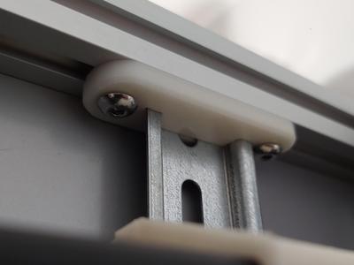 2020 extrusion profile DIN rail holder