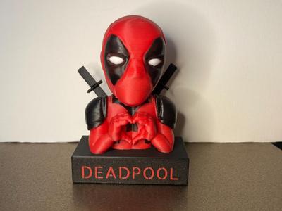 Deadpool bobblehead (with printable spring!)
