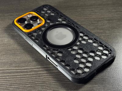 iPhone 16 Pro Max Case (Hex Pattern) - MagSafe
