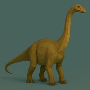 Diplodocus LOW POLY   