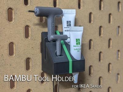 Bambu Tool holder for IKEA Skadis