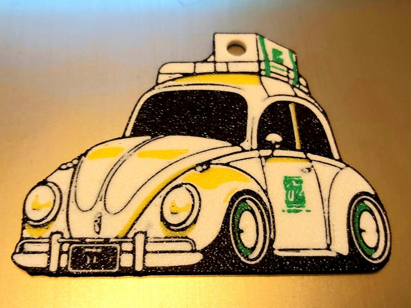 vw beetle keychain