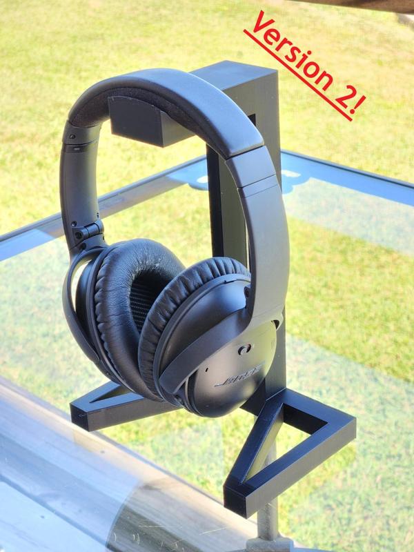 The Minimalistic Headset Hanger - Version 2