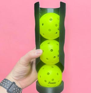 Pickleball Ball Holder for Fence and Pole Mount