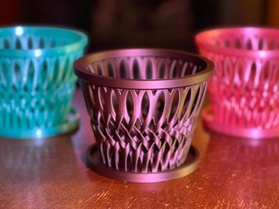 Woven Orchid Pot