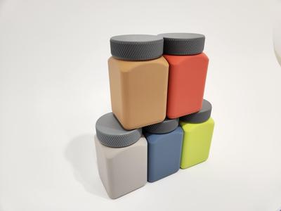 Square Jars