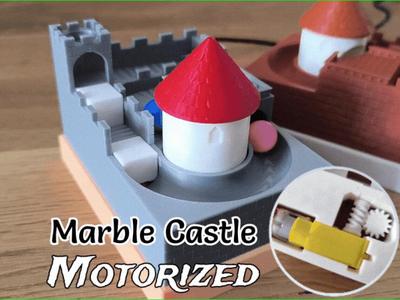 Motorized Marble Castle - D14 Marble Machine