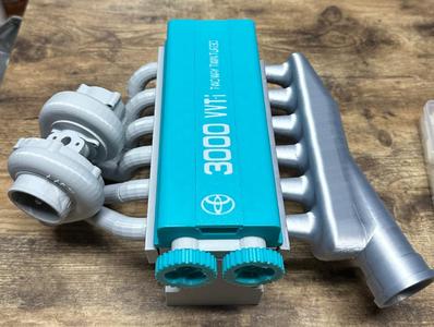 2jz desktop/ wall mount engine art