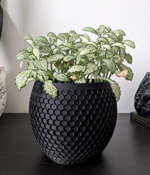 Faded Honeycomb Planter