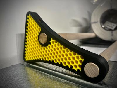 Filament spool rack/shelf (honeycomb, NO AMS)