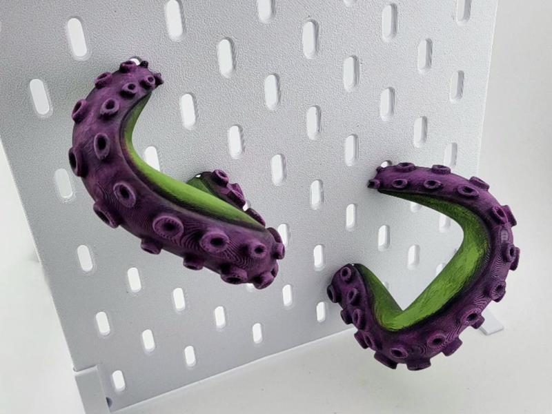 ikea skadis tentacle decoration
