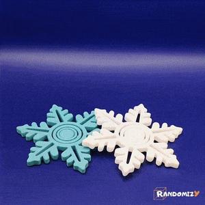 Snowflake Fidget Spinner (Hollowed)