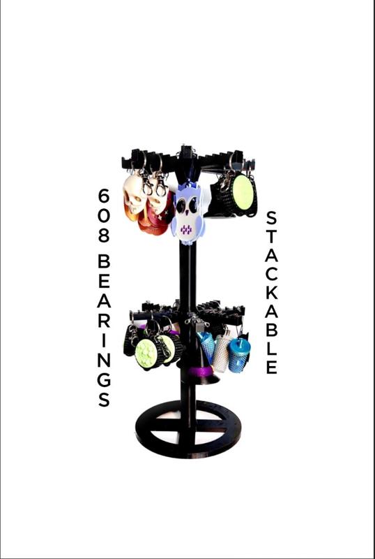 Spinning Keychain Display (Stackable with bearings)