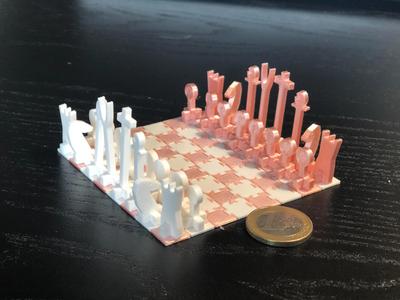 Puzzel Extreme Tiny Chess Set! (no ams)