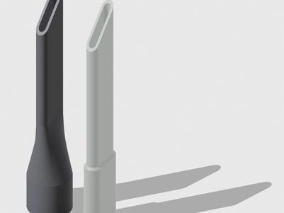 Vacuum crevice nozzle and extenders