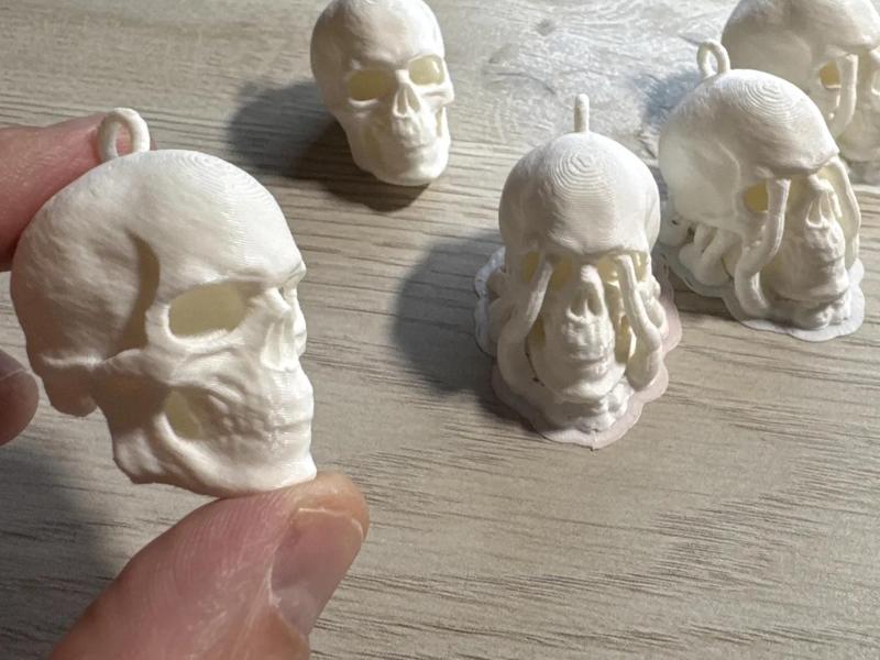 Skull Keychain or Ornament