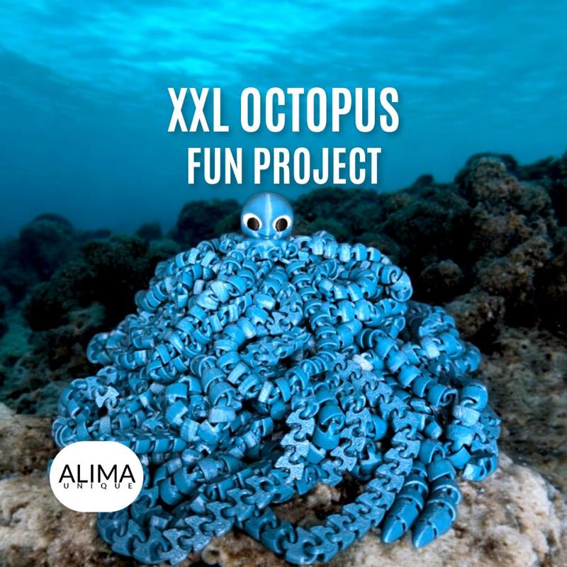 XXL Octopus - Fun Project / Support free / Ultra long