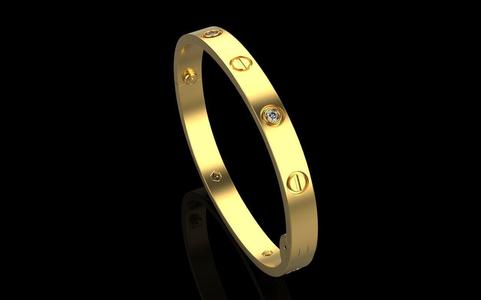 Cartier Braclet Love 3d Model