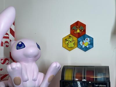Squirtle Hexagon wall art - Pokémon