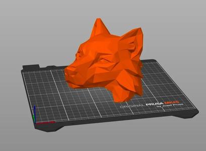 Low Poly Wolf Shoulder Cosplay Armor   