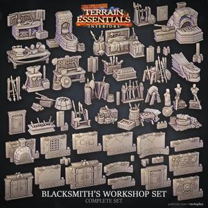 Blacksmith's Workshop Set (Pre-Supported) - Terrain