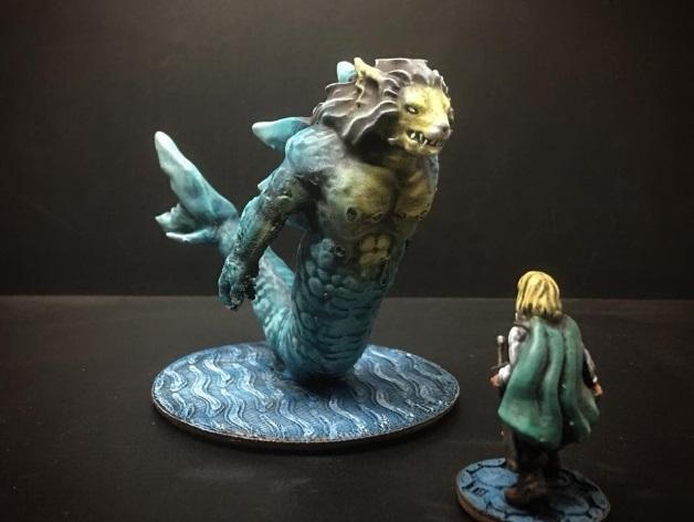 Merlion (28mm/Heroic scale)