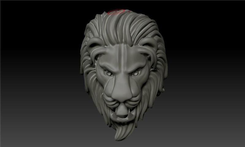 LION RING indu