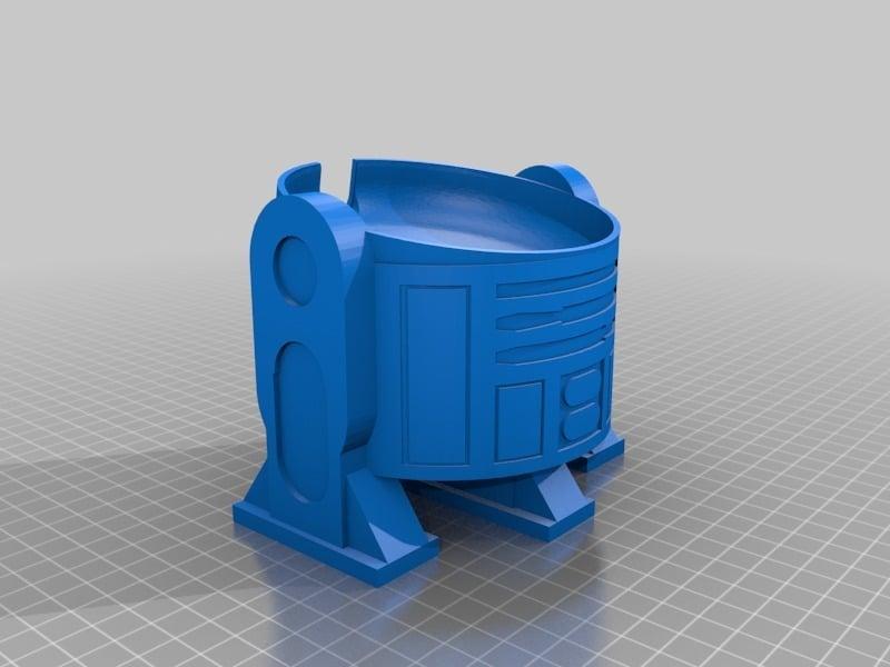 R2D2 Google Home Mini Upright
