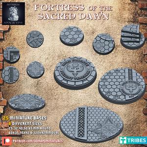 Fortress of the Sacred Dawn Bases (Pre-supported)