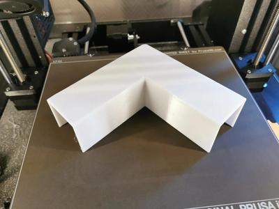 Corner Cover for 40x40 Cable Channel   