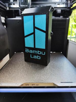 H2D Exhaust Fan Silencer / Muffler with Bambu Logo   