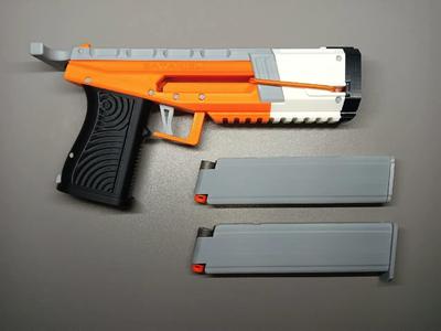 HORIZONTAL Print - Slim Angled Talon (compatible) Short Dart Magazine (13/10/8)   