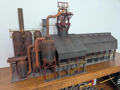 HO Scale Blast Furnace   