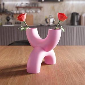 3D Torus Vase STL File - Unique Modern Home Decor, Flower Vase, Desk Planter, Indoor Vase, Gift for Her, 3D Printing Design