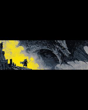 High Fantasy depictions of the great and all powerful dragon - Set of bookmarks