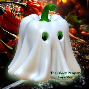 ghost pepper imposter bell pepper figurine