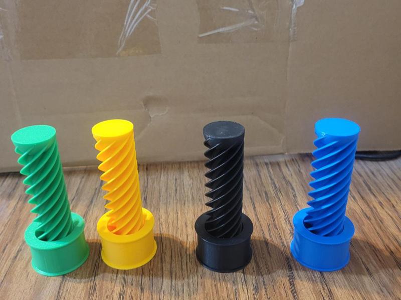 print in place spiral fidget