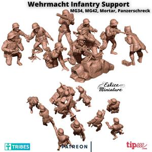 Wehrmacht Infantry support pack - 28mm